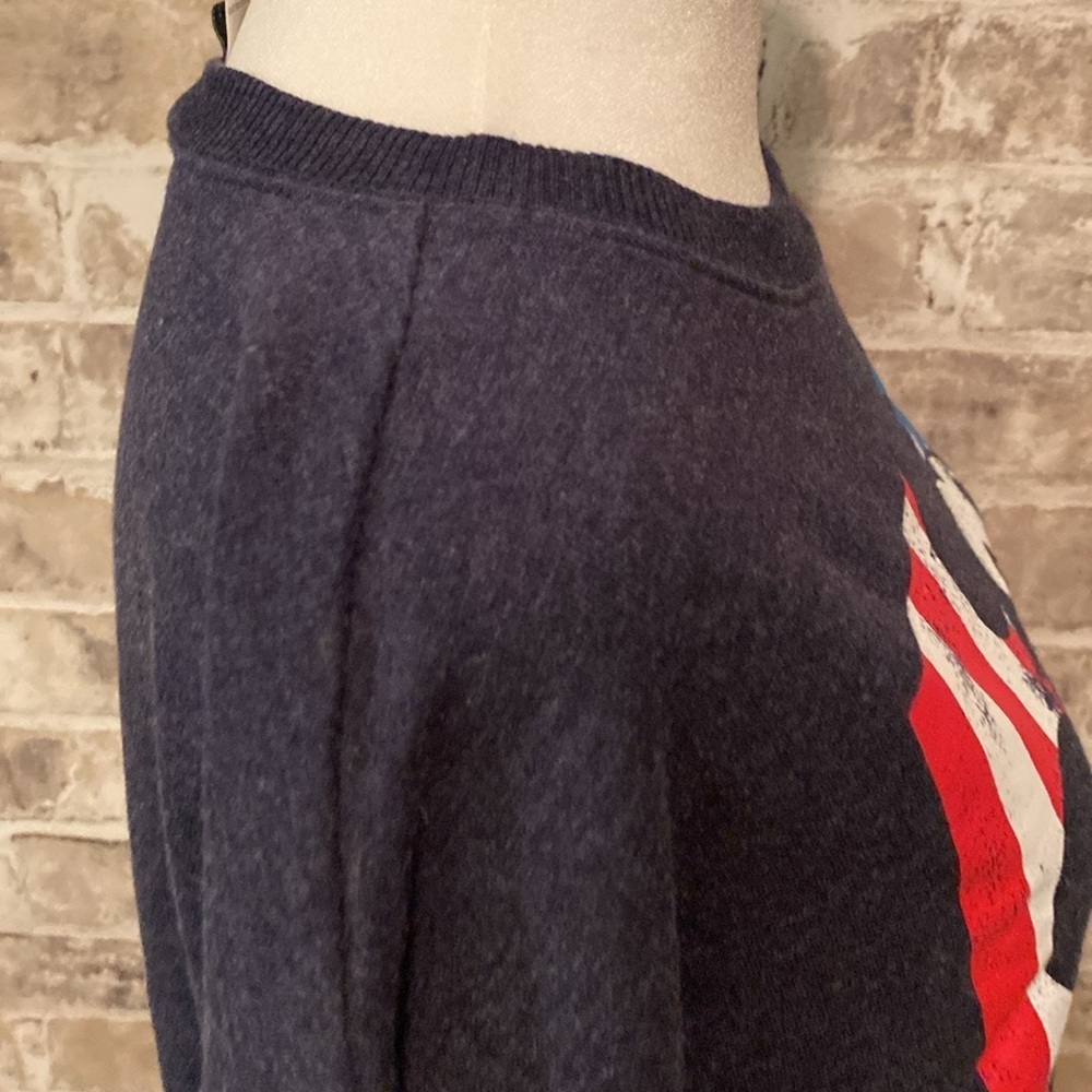 Disney Mickey Mouse sweatshirt. Size XS. Crew neck. Blue with Mickey. Patriotic. - Picture 9 of 14